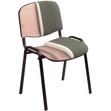 Chaise Accueil gris anthracite