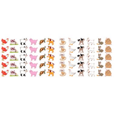 Pochette de 420 gommettes fantaisies assorties