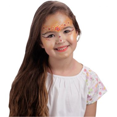 Palette de maquillage à l'eau GRIM'TOUT Princesse 9 couleurs assortis