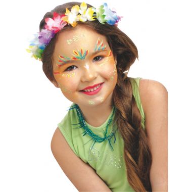 Palette de maquillage à l'eau GRIM'TOUT Princesse 9 couleurs assortis