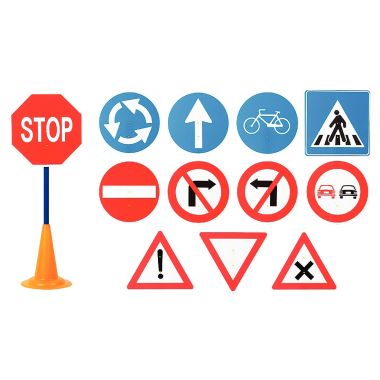 Lot de 12 Panneaux routiers 86cm
