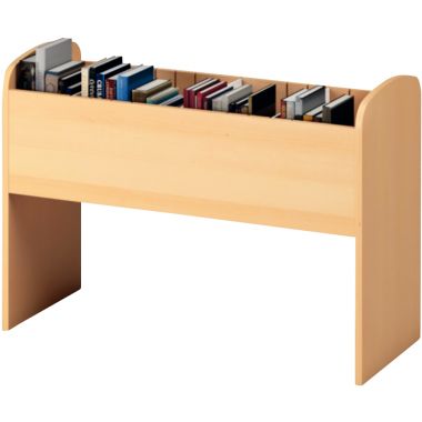 Bac à livres 4 cases 102x42x70cm