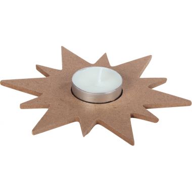 Lot de 10 supports forme étoile pour bougie