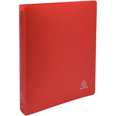 Classeur 4 anneaux en polypropylène OPAK, format A4+, dos 4 cm, rouge