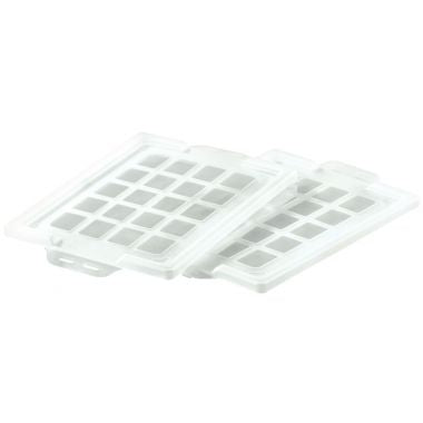 Lot de 6 couvercles transparents pour bac