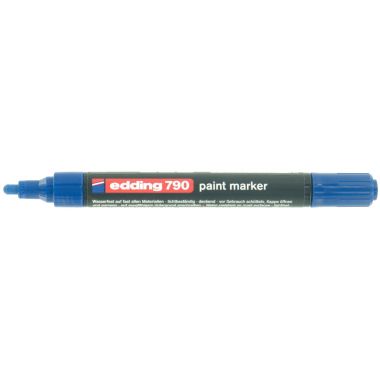 Marqueur peinture permanent E790 pointe ogive bleu