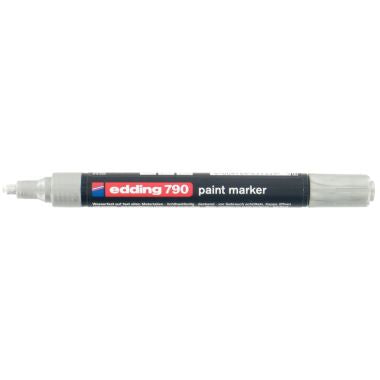 Edding - Marqueur peinture permanent E790 pointe ogive argent - 4185054