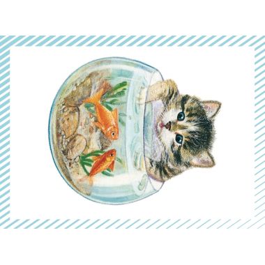 Boite de 100 images Petits chats et petits chiens