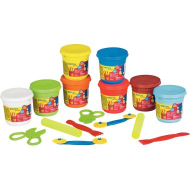 Giotto - Schoolpack de 8 pots de 220G de pâte à jouer GIOTTO bébé - F463200