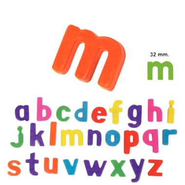 Sachet de 572 lettres magnétiques 32mm assorties