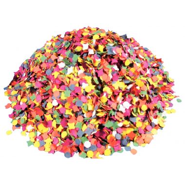 Sachet de 1 kg de confettis multicolores