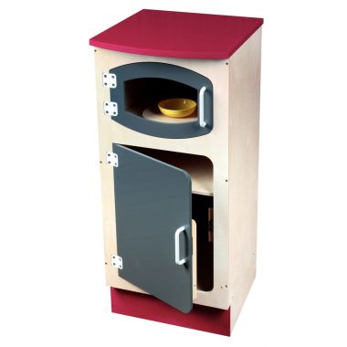 Colonne frigo et micro-ondes en bois - 866668