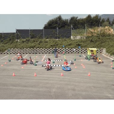 Lot de 4 Feux tricolores Hauteur 1,20M