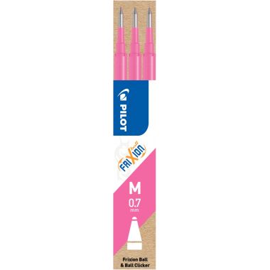 Étui de 3 recharges Frixion rose