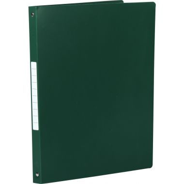Classeur 4 anneaux en polypropylène opaque, format A4, dos 2,5 cm, vert