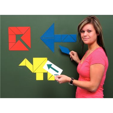 Boîte de 3 Tangrams magnétique 20cm - 86250