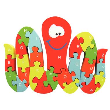 Puzzle pieuvre 3D, alphabet et chiffres - SM58808