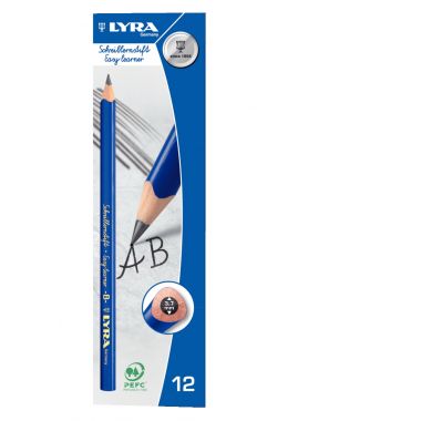 Lyra - Boîte de 12 crayons graphite Initiation B - L1730101