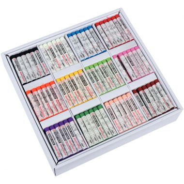 Boîte de 432 pastels à l'huile Cray-Pas Junior 8mm assorties