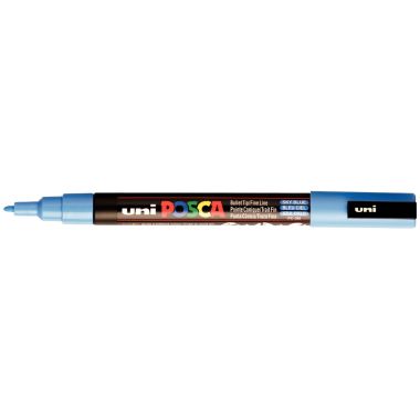 Posca - Marqueur Posca pointe fine ogive bleu clair - PC3M BCI