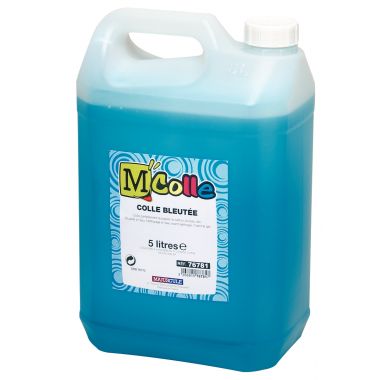 Bidon de colle 5L bleutée MColle