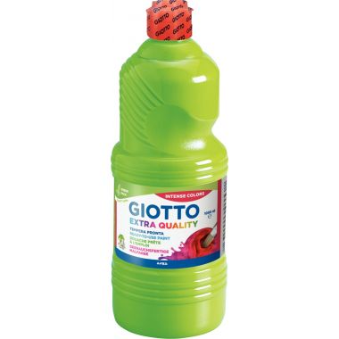 Giotto - Flacon de 1L de gouache liquide coloris vert printemps - F533411