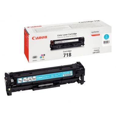 Canon 718 cartouche laser cyan authentique