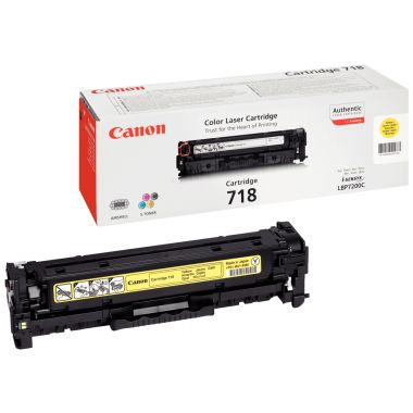 Canon 718 cartouche laser jaune authentique