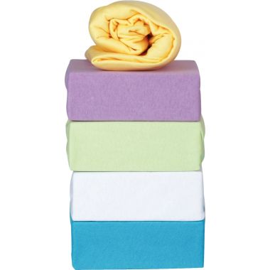 Drap housse 120x60cm jaune