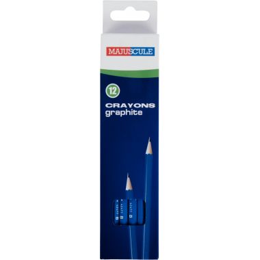 Boîte de 12 crayons graphite Majuscule B