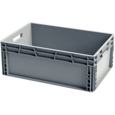 Bac de manutention 37L 60x40x23cm gris