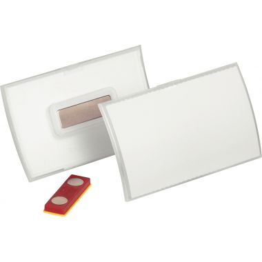 Boîte de 10 badges pliables Click Fold fixation aimant