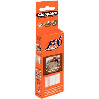 Blister de 12 recharges de colle bois