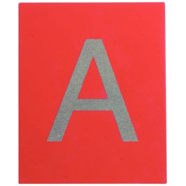 Lot de 26 lettres 16x13cm relief + boite
