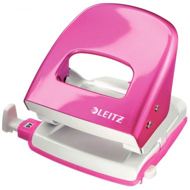 Leitz - Perforateur Wow 2 trous 30 feuilles rose - 50081223