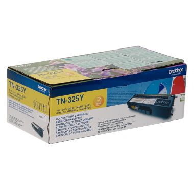Brother TN325Y toner laser jaune haute capacité authentique