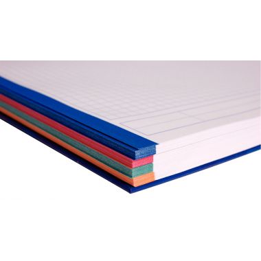 Reliure intégrale BIND'O BLOCK 160 pages perforées, format A4+, quadrillé 5x5