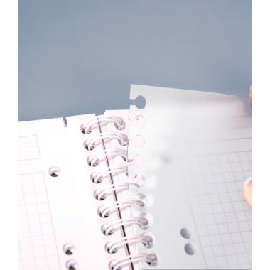 Clairefontaine - Cahier à spirale EVOLUTIV'BOOK 180 pages perforées, format A5+,5x5 - 329755C