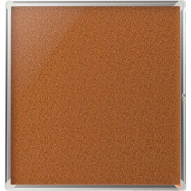 Vitrine d'intérieur Premium plus fond liège 9 feuilles A4