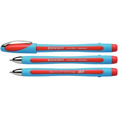 Stylo bille Slider mémo rouge