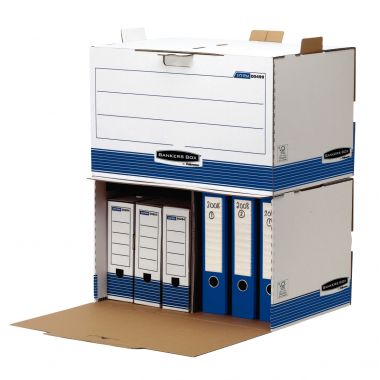 Paquet de 5 containers ouverture frontale blanc