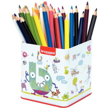 Pot de 48 crayons de couleur Méga Colour assortis