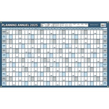 Planning souple annuel janvier à décembre