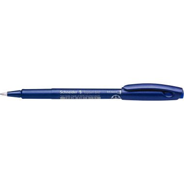 Roller pointe plastique 0,5mm bleu