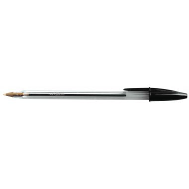 Bic- Boîte de 100 stylos Bic Cristal pointe moyenne noirs dont 10 gratuits - 942911