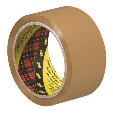 Lot de 6 rouleaux adhésifs en polypropylène acrylique havane 66mx50mm