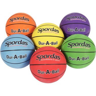 Sachet de 6 ballons de basket taille 5 assortis