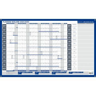 Planning annuel scolaire septembre à août