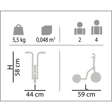 Trottinette de 2 à 4 ans