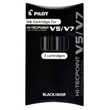 Etui de 3 recharges V5/V7 noire